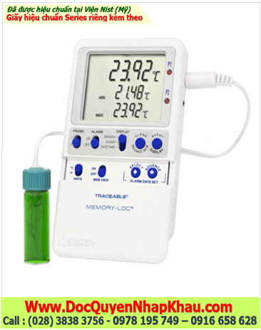 Nhiệt kế Vaccine Monitoring –50.00 đến 70.00°C, 6447 Memory-Loc™ Traceable® Datalogger